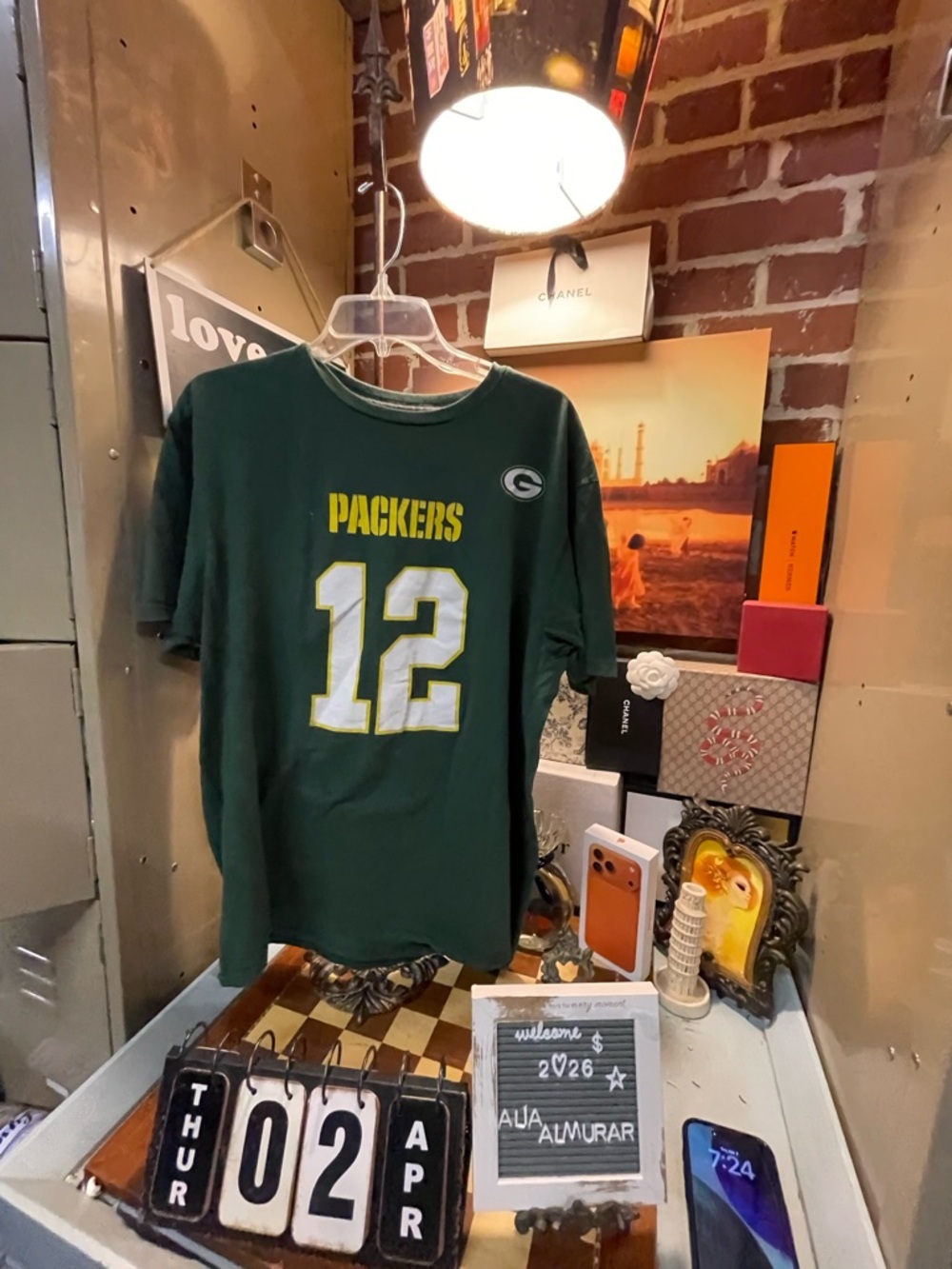 Team Apparel Men's Large Packers Aaron Rogers #12